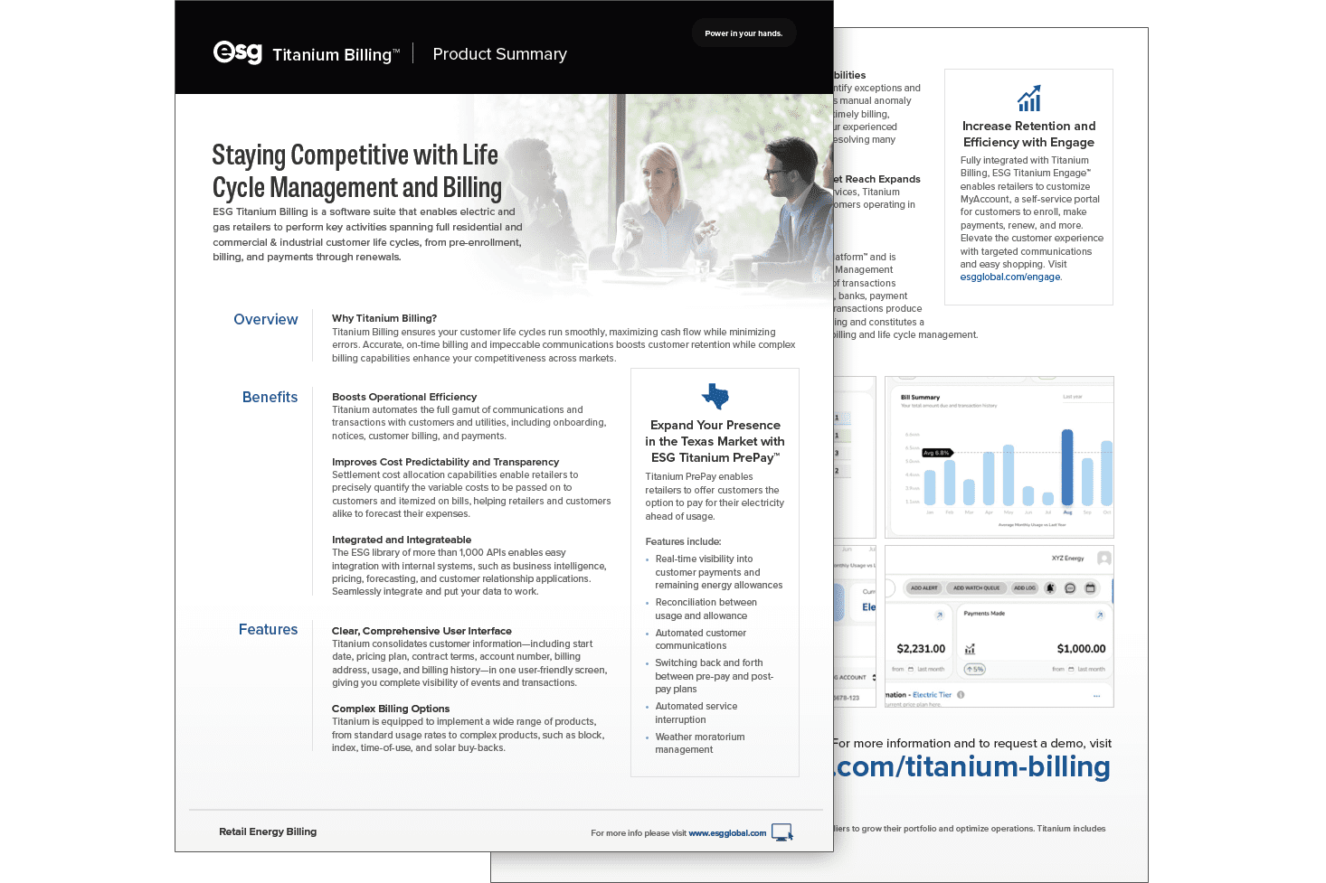 ESG Titanium Billing